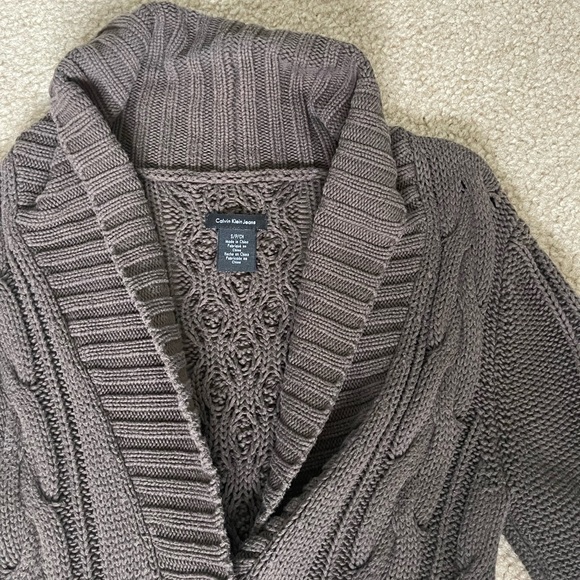 Calvin Klein Brown Cardigan - Picture 2 of 4
